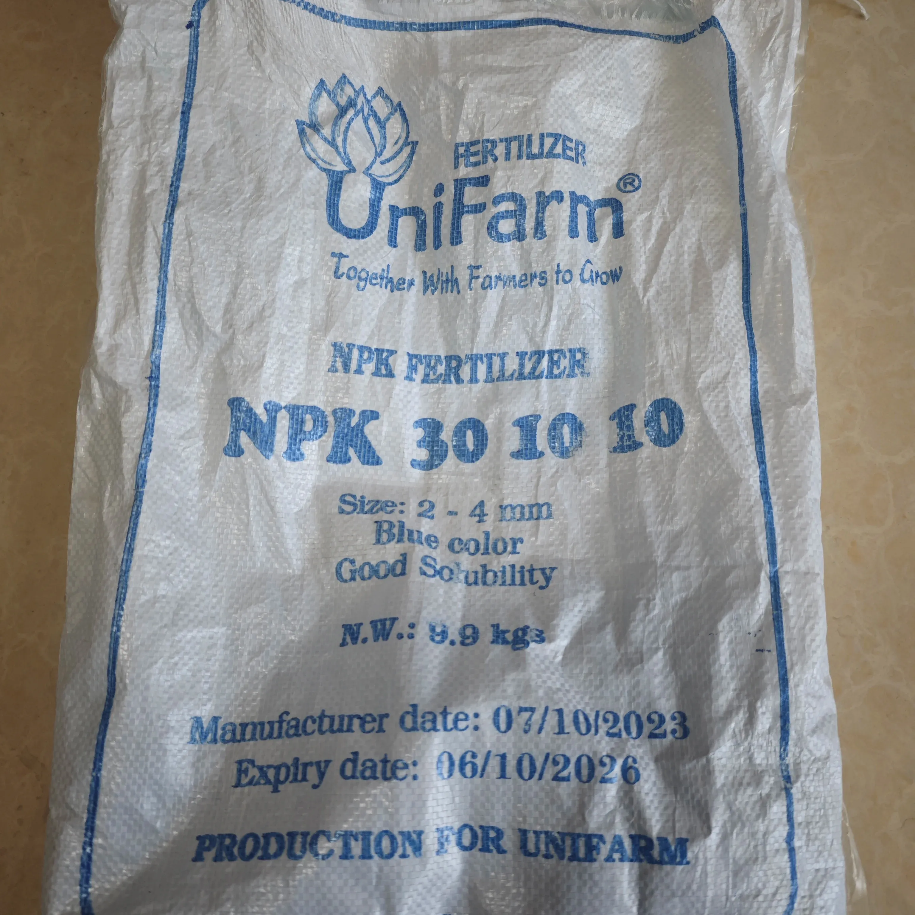Langsamfreisetzung Dünger Polymer beschichtet NPK 17-17-17 als Boden nährstoff