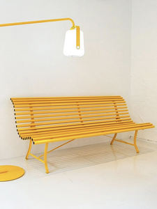 Chaise longue d'extérieur <span class=keywords><strong>de</strong></span> couleur vibrante avec coussin, chaise longue en fer moderne pour jardin, patio, salon avec terrasse - Product Image 2