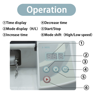 Macchina digitale 4350cpm mercurio argento Mixer capsula applicatore Amalgama mixer - Product Image 6