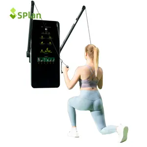 SPlan Dynamische Gewichte Smart Gym Workout Falten All In One Personal Trainer Mehrzweck-Heim-Gym Körper Starkes Fitness-Gym