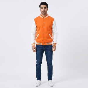 Chaqueta Varsity Personalizada al por Mayor para Hombre, Manga Larga, Transpirable, de Secado Rápido, Duradera, Invierno, Últimos Diseños, Varias Versiones Lisas - Product Image 1