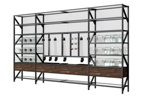 Vente directe d'usine, étagères de supermarché en métal robustes, double face, réglables, en acier, pour épicerie - Product Image 5