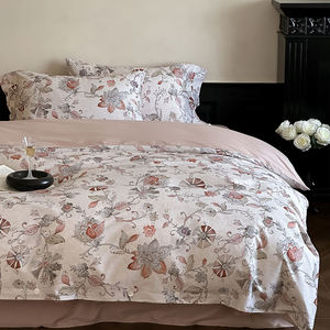 Multifunctional Quilt Duvet Long Staple Cotton Digital Printing Set king Size Luxury <strong>Bedsheets</strong> Bedding Sets - Product Image 1
