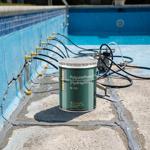Reparación de Grietas en Hormigón de Sótanos: <span class=keywords><strong>Lechada</strong></span> de Poliuretano Hidrofílico CE-Water Stop para Inyección, Uso en Exteriores y Construcción Moderna - Product Image 1