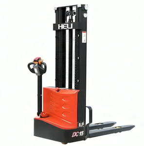 HELI純正 電動スタッカー CDD15J 1.5トン 3メートル 3.5メートル ウォーキータイプ パレットスタッカーフォークリフト ヨーロッパ・アメリカ規格パレット対応 - Product Image 1