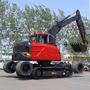 Maquinaria de Construcción, Mini Excavadora Hidráulica de 9 Toneladas con Ruedas, Precio de Descuento, Excavadora de Ruedas, Mini Excavadora de Orugas en Oferta - Product Image 3