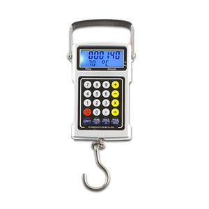 Báscula de Equipaje Electrónica LCD Multifuncional Portátil de 50 kg, Báscula de Gancho de Metal de Mano, Nueva Calculadora de Equipaje Electrónica Portátil - Product Image 1