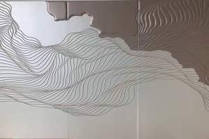 Bordo personalizzato di fabbrica del ricamo 3D della camera da letto della camera da letto intaglio artigianale - Product Image 4