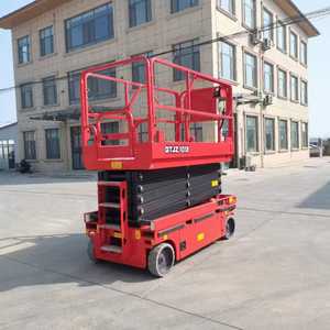 Platform Kerja Udara Scissor Lift Listrik 220V 8M Bersertifikat CE ISO - Product Image 2