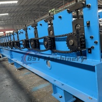 Máquina perfiladora de tejas metálicas para techos de 318 mm con control PLC, equipo para fabricar tapas de techo para materiales de construcción