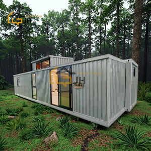 20-футовый мобильный сборный мини-дом-контейнер с двойными крыльями, современный дизайн, заводская цена, для офисов и отелей - Product Image 1