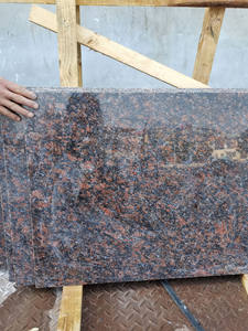 Lastre di Granito Marrone Chiaro con Texture Naturale e Unica, <span class=keywords><strong>Pietra</strong></span> Decorativa di Alta Gamma per Pavimenti/Pareti/Piani di Lavoro Personalizzabili - Product Image 1