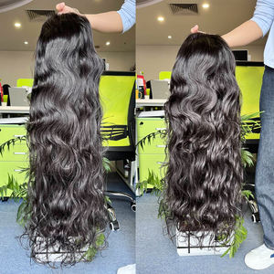 Cabello humano al por mayor 100% 6*6 HD Cierre de encaje Onda del cuerpo Cabello prearrancado Pelucas rectas - Product Image 6