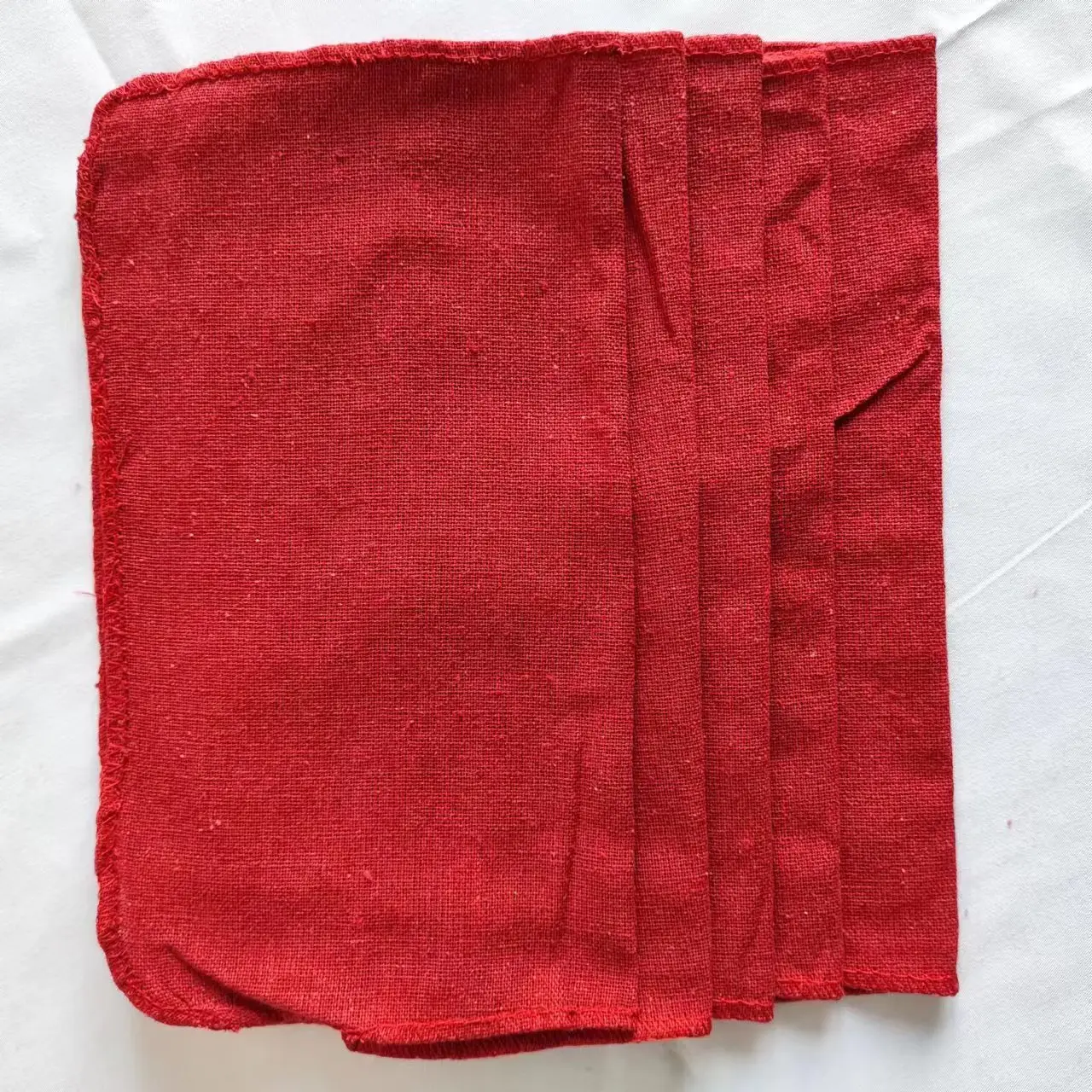 Shop Towels Economy All Purpose towels Reusable Wash Cloths, Dust, Kitchen, Car, Shop Rags for Cleaning (Red)