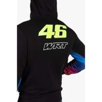OEM Fade 46 VR46 WRT Sweat à capuche zippé en molleton 80% Coton 20% Polyester anti-plis noir Moto & Biker Export