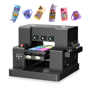 High Quality Automatic Color Inkjet Printer A1630 Uv Led Digital 1440*1440dpi Printer Cheapest Uv Flatbed Printer With Varnish - Product Image 1