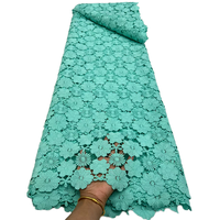 Nouveau design de tissu en dentelle guipure à cordon, tissu en filet à cordon pour vêtements de mariage et robes de fête pour filles