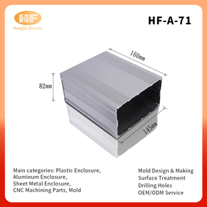 Nhôm thiết bị điện tử phụ kiện hộp dự án nhà sản xuất tùy chỉnh thông minh Bảng điều khiển khuếch đại trường hợp Thùng - Product Image 3