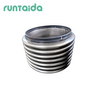 Raccord flexible à soufflet ondulé en acier inoxydable SS304 à bride pour conduite, amortisseur de vibrations