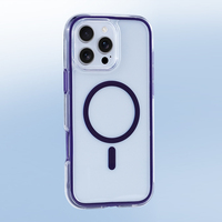 Coque de téléphone pour iPhone 12 13 14 15 16 17 Pro Max Magnétique Antichoc Protection Pare-chocs coque de téléphone