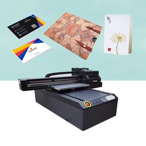 Hycan 6090 Uv Flatbed Printer I3200u1 Printkop 8Pass Uv Inkt Led Uv Licht Telefoonhoesje Plastic Printer