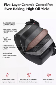 Máquina Prensa <span class=keywords><strong>de</strong></span> <span class=keywords><strong>Aceite</strong></span> Automática Inteligente <span class=keywords><strong>para</strong></span> el Hogar, Extractor <span class=keywords><strong>de</strong></span> <span class=keywords><strong>Aceite</strong></span> en Frío y Caliente <span class=keywords><strong>de</strong></span> Alto Rendimiento <span class=keywords><strong>para</strong></span> Cacahuetes, Sésamo, Nueces y Semillas, Uso Doméstico - Product Image 6