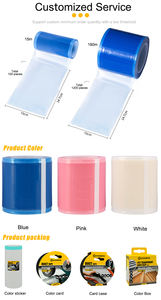 <span class=keywords><strong>Film</strong></span> de protection auto-adhésif bleu EONBON Spot Goods, <span class=keywords><strong>film</strong></span> de barrière sanitaire jetable soluble dans l'eau - Product Image 3