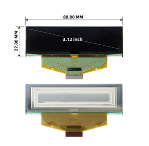 <span class=keywords><strong>3</strong></span>,12 inch PM OLED-displayinterface 30-pins wit SSD1322 256*64 8-bit 68XX/80XX Parallelle <span class=keywords><strong>3</strong></span>-/4-draads SPI 76,78x19,18 actief gebied - Product Image 2