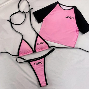 Fabricant de maillots de bain OEM 2026 avec logo personnalisé, Bikini et maillot de bain, Bikini sexy, String Thong Bikini pour femme, <span class=keywords><strong>Microkini</strong></span> - Product Image 6