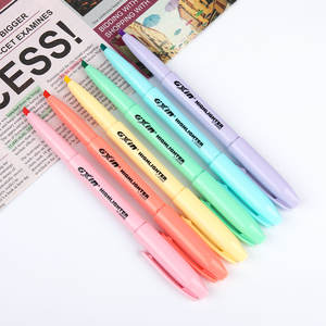 Gxin G-306000 Juego de 6 Marcadores Fluorescentes Personalizados de Color Pastel, Marcadores de Bolígrafo Mini de Bajo Olor para la Escuela y la Oficina - Product Image 3