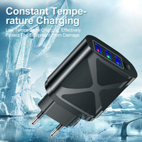 Nouveau chargeur mural 3 ports USB PD QC3.0 Type-C 2.4A avec entrée AC pour iPad, montre et téléphones mobiles