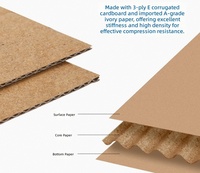 Cajas de Envío Cuadradas de Cartón Kraft Reciclado Ecológicas, Impermeables, Impresas en Cuatro Colores/Estampado en Caliente, Venta al Por Mayor B2B