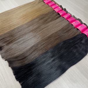 Extensiones de Cabello Humano Lacio/Rizado a Granel 100% Virgen Vietnamita al Por Mayor en Varios Colores - Product Image 2