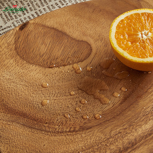 Juego de Tablas de Cortar de Madera de Acacia Sólida al por Mayor, Tabla de Servir de Madera Hecha a Mano para Pan y Queso, Tabla de Cortar Portátil para Cocina - Product Image 6