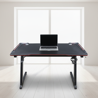 Bureau d'ordinateur de jeu en MDF renforcé de haute qualité Yuantu, durable, pour la maison, le bureau et les esports