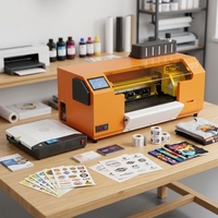 Imprimante DTF XP600 33 cm avec four, machine de transfert direct sur film, encre blanche CMYK W pour textiles personnalisés
