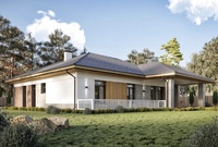 Villa de luxe en acier léger, maison préfabriquée, design moderne, plan d'étage personnalisable