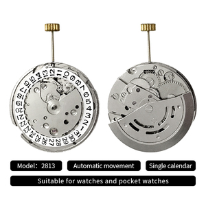 Cronógrafo con movimiento mecánico automático, <span class=keywords><strong>25</strong></span> rubíes, esfera de dí<span class=keywords><strong>a</strong></span>, piezas de alta calidad para relojes - Product Image 4