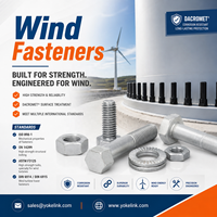 Wind Turbine Blade to Hub Stud Bolt EN14399 HV Hex Bolt Wind System Fasteners