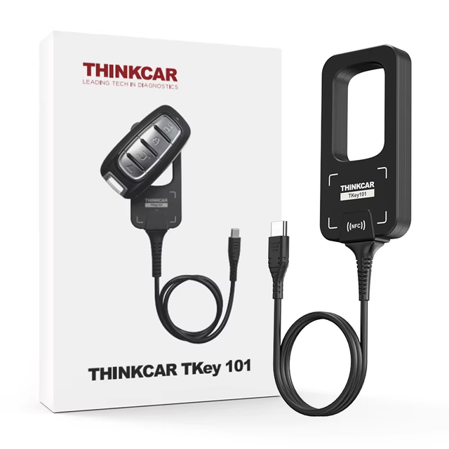 Thinkcar TKey101 Car Key Programmer Tool Kit with 6 Blanks & Super Chip for All Keys Lost & Immobilizer Coding