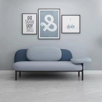 Offre Spéciale Canapé De Luxe Moderne Salon Souple En Acier Inoxydable 3 places Set Bureau Canapé D'angle Canapé
