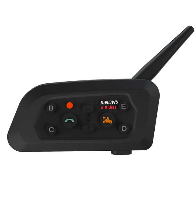 Vnetphone 1200 M Motorfiets Bluetooth Helm Intercom Voor 6 Rijders BT Draadloze Waterdichte Interphone Headsets MP3 - HE Products