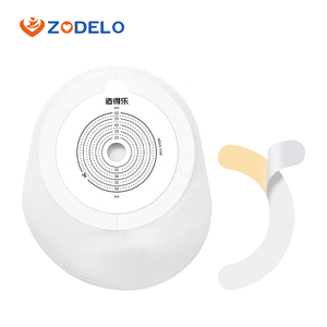 조델로 공장 공급 누수 방지 25-65mm 폐쇄형 장루 주머니 스토마 결장루 주머니 CE 인증 피부색상 1등급 장루용 - Product Image 1