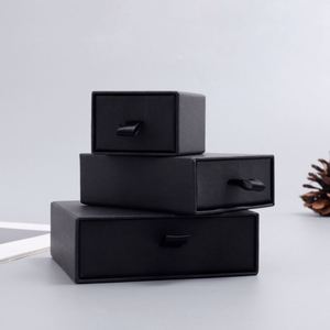 High End Simple Custom Mailer Small <b>Drawer</b> <b>Sliding</b> Shallow Jewelry Boxes Paper Packaging With Logo Jewelry Box - Product Image 3