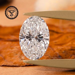 ใบรับรอง IGI เพชรรูปไข่ขนาด 1 กะรัต 2 กะรัต 3 กะรัต เพชรหลวมเพาะเลี้ยงในห้องปฏิบัติการ คุณภาพเยี่ยม CVD HPHT ความสะอาดระดับ VVS VS ขายส่ง - Product Image 1