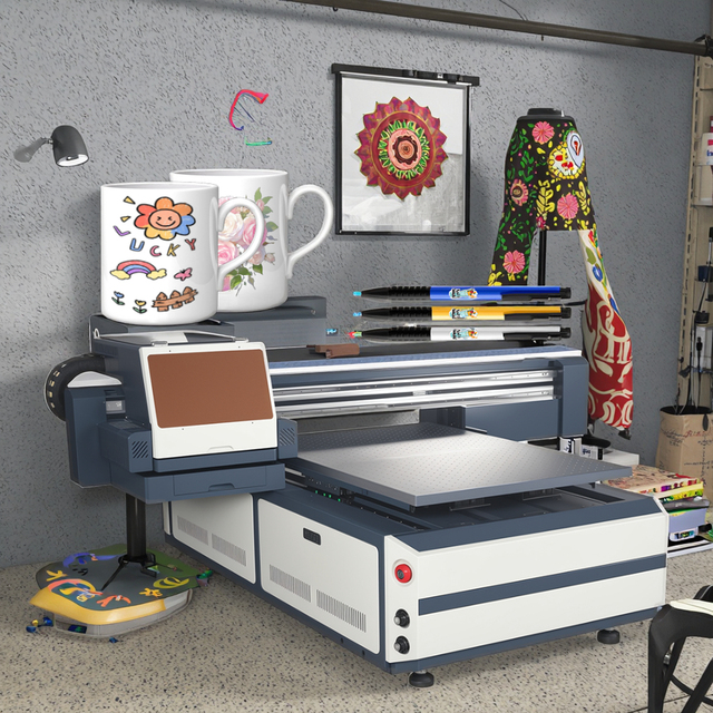 6090 UV Flatbed Printer High - Performance Printing for Small Business Print Shops A1 Size Uv Printer Flatbed Uv Printer Machine