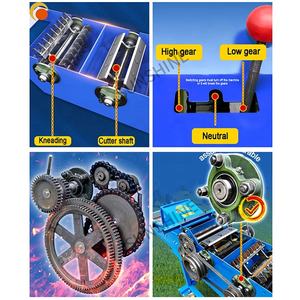 เครื่องตัดฟางอเนกประสงค์แบบเปียกและแห้ง ใช้ได้สองแบบ แนวนอน รุ่นใหม่ พร้อมเครื่องบดและเครื่องตัด - Product Image 4