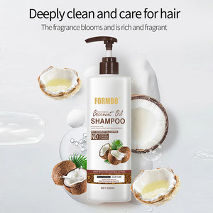 Shampoo à la noix de coco 500ml, shampooing rafraîchissant et lissant, améliore la rugosité, protège les cheveux, contrôle le sébum, hydratation, nettoyage en profondeur - Product Image 3