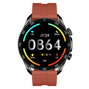 Montre connectée sportive <span class=keywords><strong>Am07</strong></span>, écran rond AMOLED de 1,43 pouce, appels, fréquence cardiaque, pression artérielle, oxygène, suivi du sommeil, montre intelligente - Product Image 6
