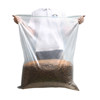 Sac d'emballage de vêtements Zip grands sacs de stockage personnalisés givrés à fermeture éclair sacs en plastique de vêtements de maison pour l'emballage de vêtements Big